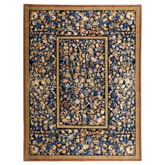 Tapis en laine et soie noué à la main Via Como Mille Foliage II, Taille 10' x 14'