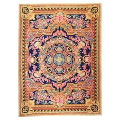 VIA COMO 'Royal Palace Blue' Rug 10x13 ft Wool & Silk Rug Carpet One of a Kind