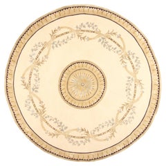 Retro Via Como, 'Scagliola' Round Rug