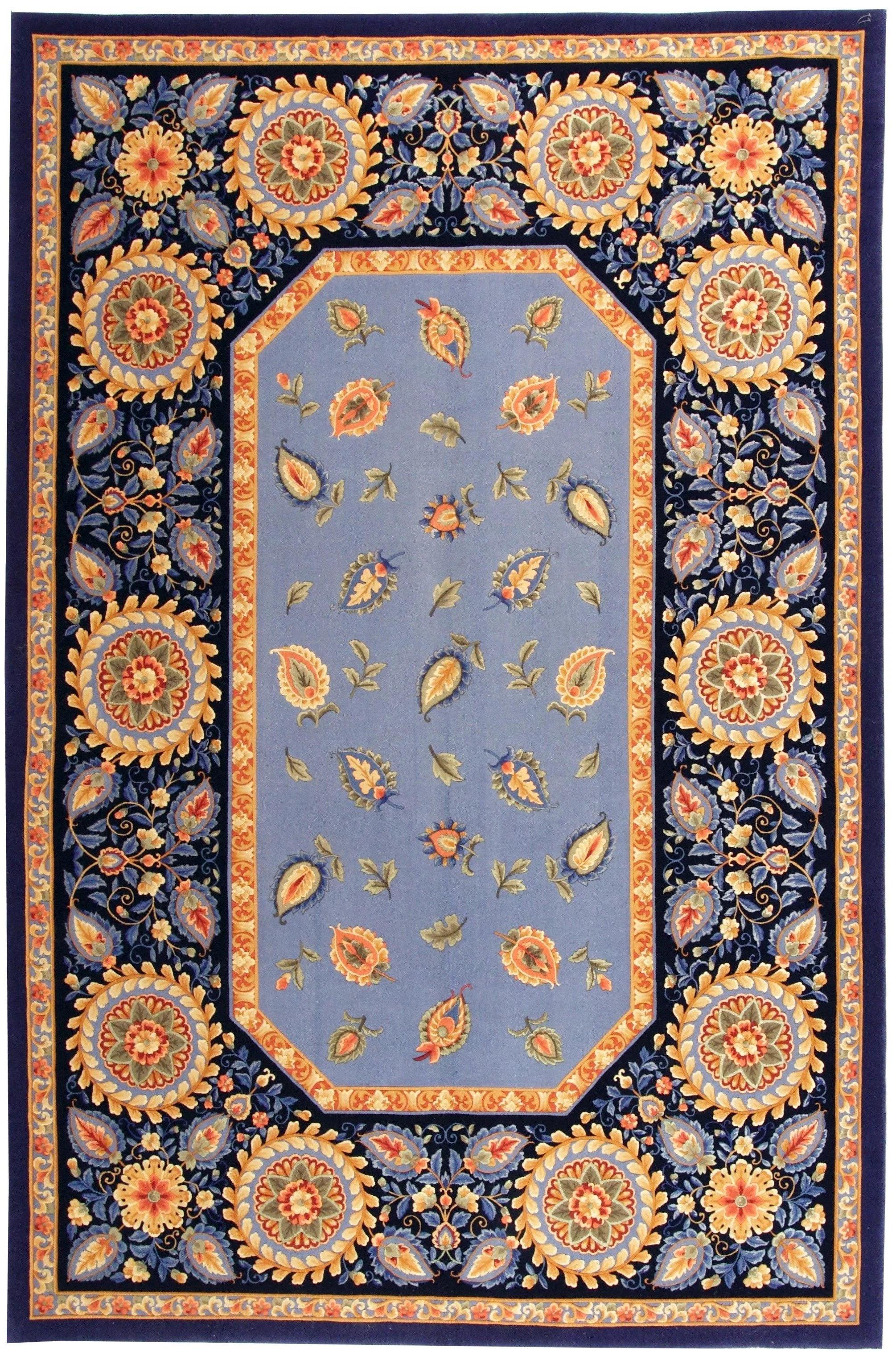 Other Via Como, 'Suzani Blue Fine' Rug For Sale