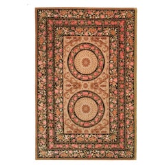 Via Como - 'Suzanni' Hand Knotted 6x9 One of a Kind Rug Carpet Wool Silk Vintage