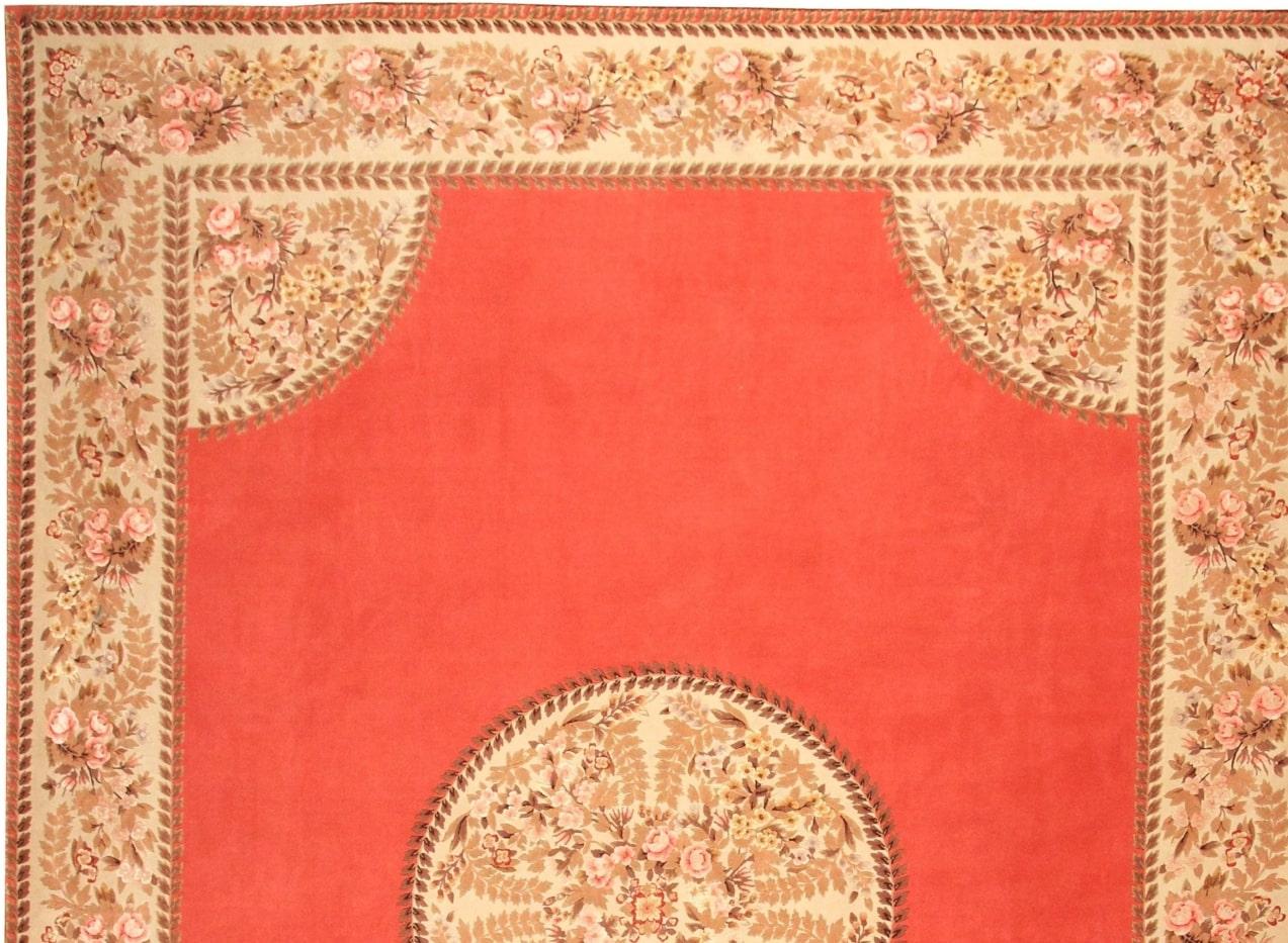 Provincial français Tapis VIA COMO Tramonto Rustico noué à la main 10 x 14 pieds en laine et soie unique en son genre en vente