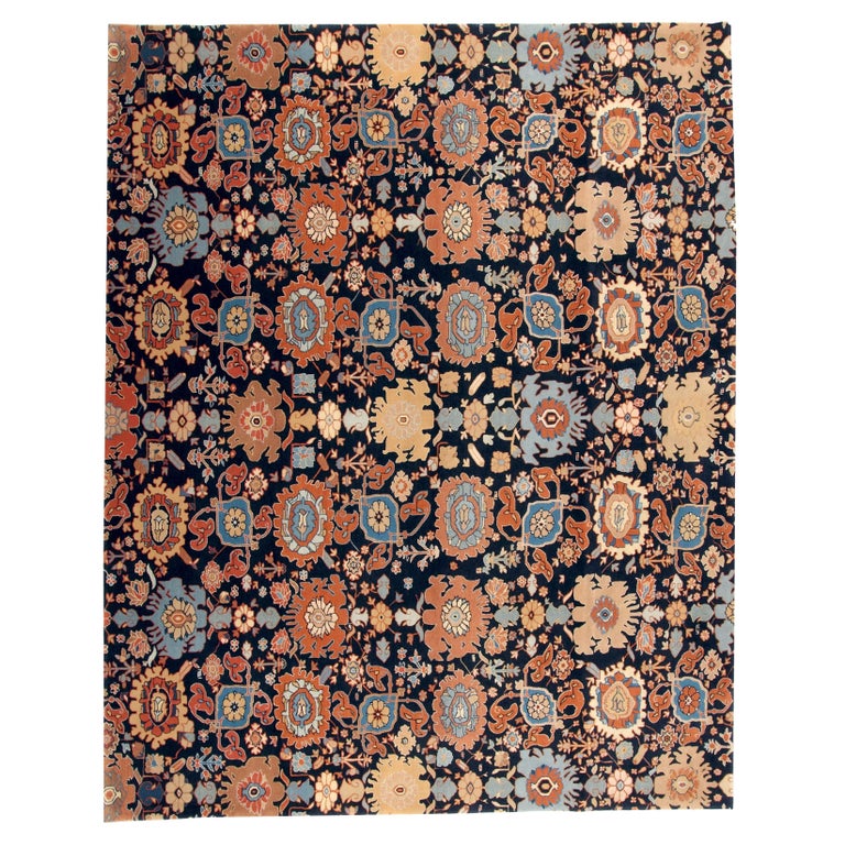 Via Como, 'Tribale' Rug Wool Hand Knotted Rug For Sale at 1stDibs