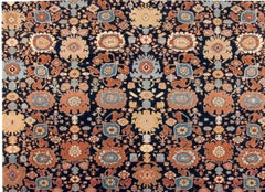 Via Como, 'Tribale' Hand Knotted Wool Rug 8 x 10 Ft One of A Kind RARE