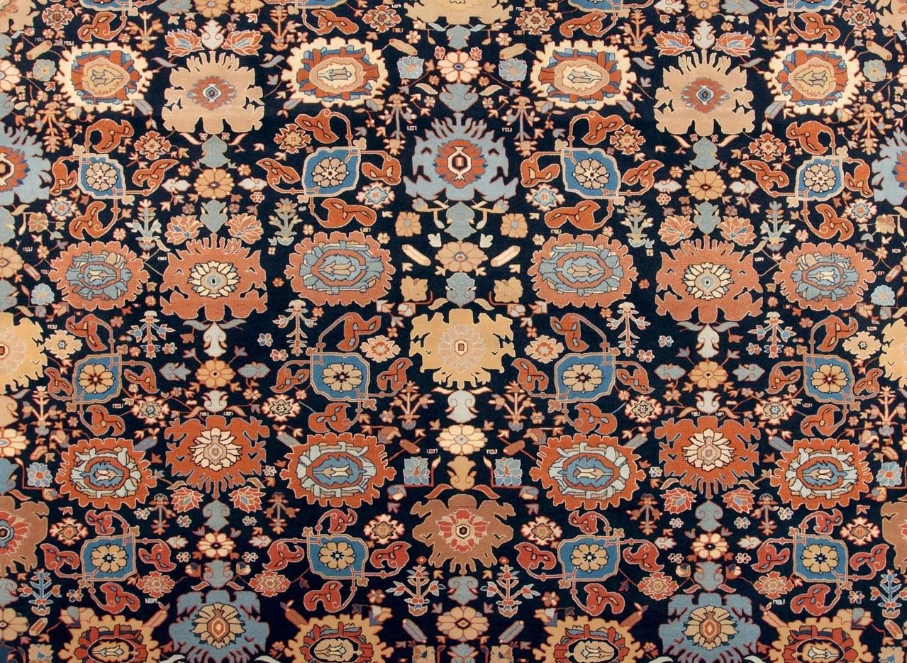 Other Via Como, 'Tribale' Hand Knotted Wool Rug 8 x 10 Ft One of A Kind RARE For Sale