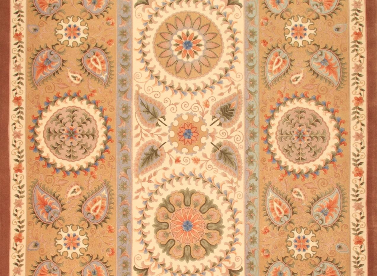 Other Via Como - 'Two Flowers' Rug For Sale