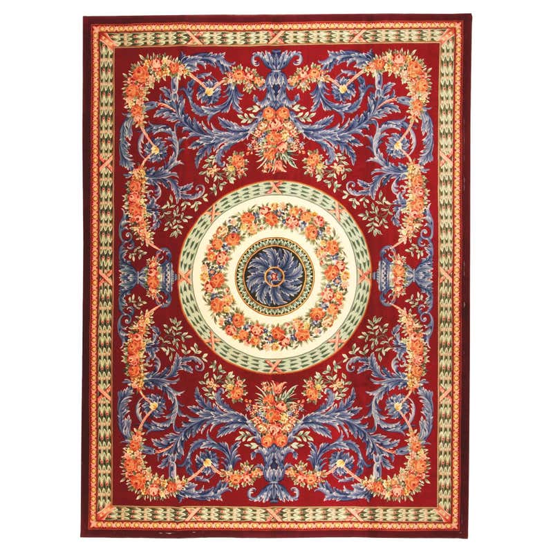 VIA COMO 'Versailles Due' Hand Knotted Wool and Silk Rug Carpet 10x13 ...