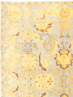 Via Como 'Vonier' Wool and Silk Hand Knotted Rug Size 8 x 10 ft RARE Extra Fine