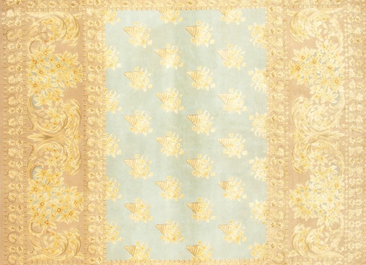 Via ComoÂ - 'Cornacopia' Rug - Â Size 8' x 10'
Material: 70% Wool - 30% Silk

Introducing Via Como, the pinnacle of ultra high-end hand-knotted rugs. Renowned for their unrivaled artistry and exclusivity, Via Como rugs are meticulously crafted by