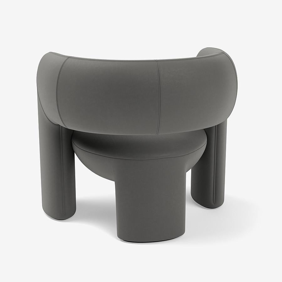 Modern Via del Corso by Yabu Pushelberg upholster in Seaton Street Elephant Grey For Sale
