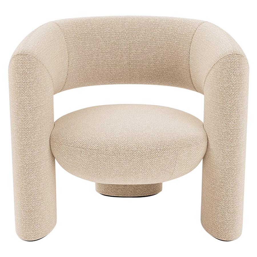 Via del Corso Lounge Chair by Yabu Pushelberg in Boucle Chenille Blend For Sale