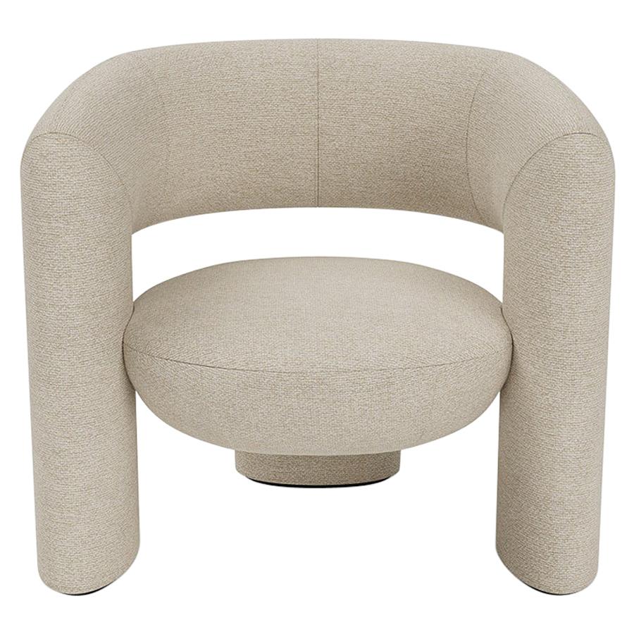 Via del Corso Lounge Chair by Yabu Pushelberg in Chenille