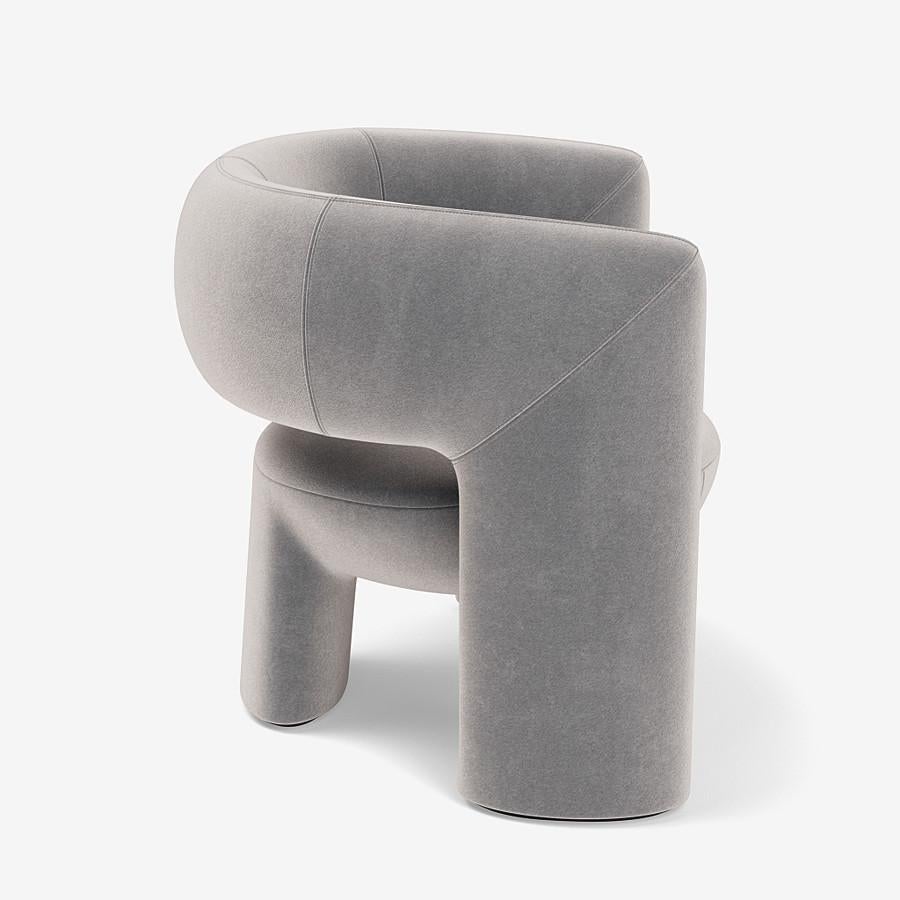 Modern Via del Corso Lounge Chair by Yabu Pushelberg in Mohair For Sale