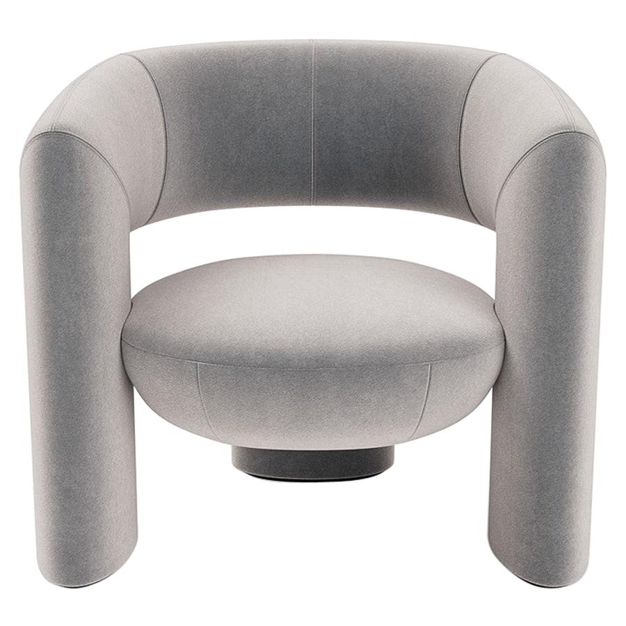 Via del Corso Lounge Chair by Yabu Pushelberg in Mohair For Sale