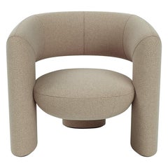 Via del Corso Lounge Chair by Yabu Pushelberg in Tailored Boucle Wool