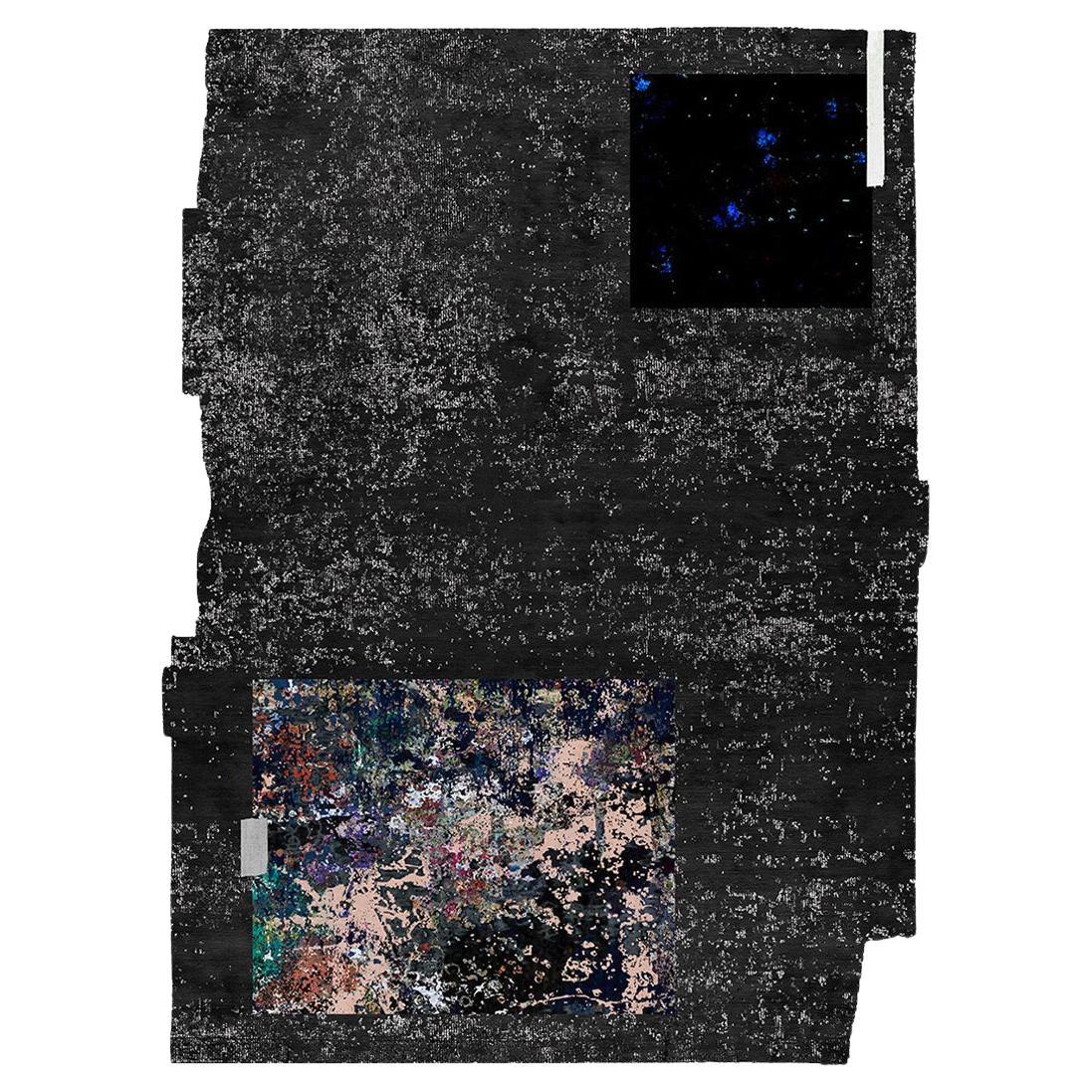 Via Sebenico Pola Night Sky Edit Rug by HENZEL STUDIO en vente