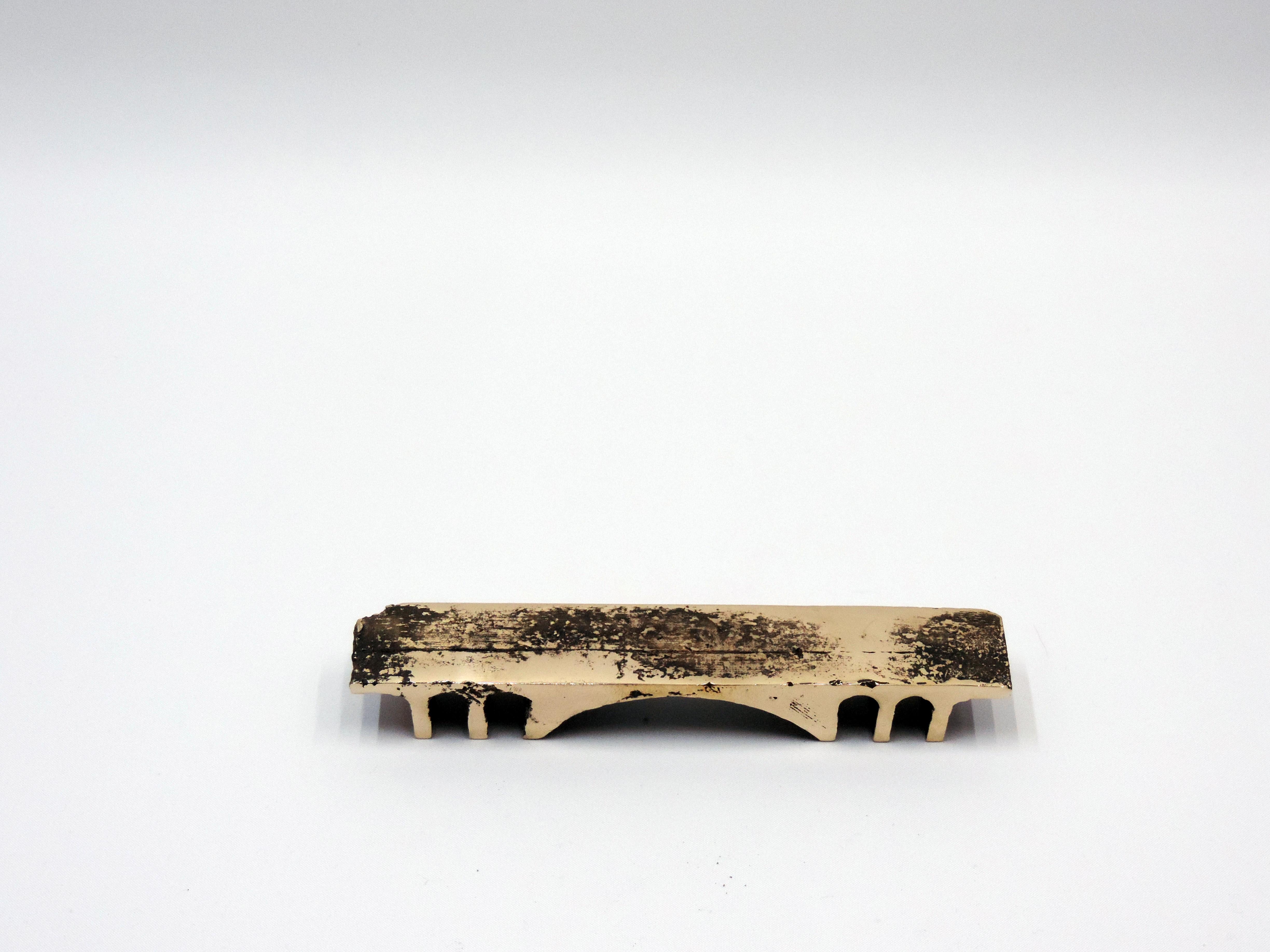 VIADUC - Bronze bridge paperweight In New Condition For Sale In LIEU-DIT BARAN, FR