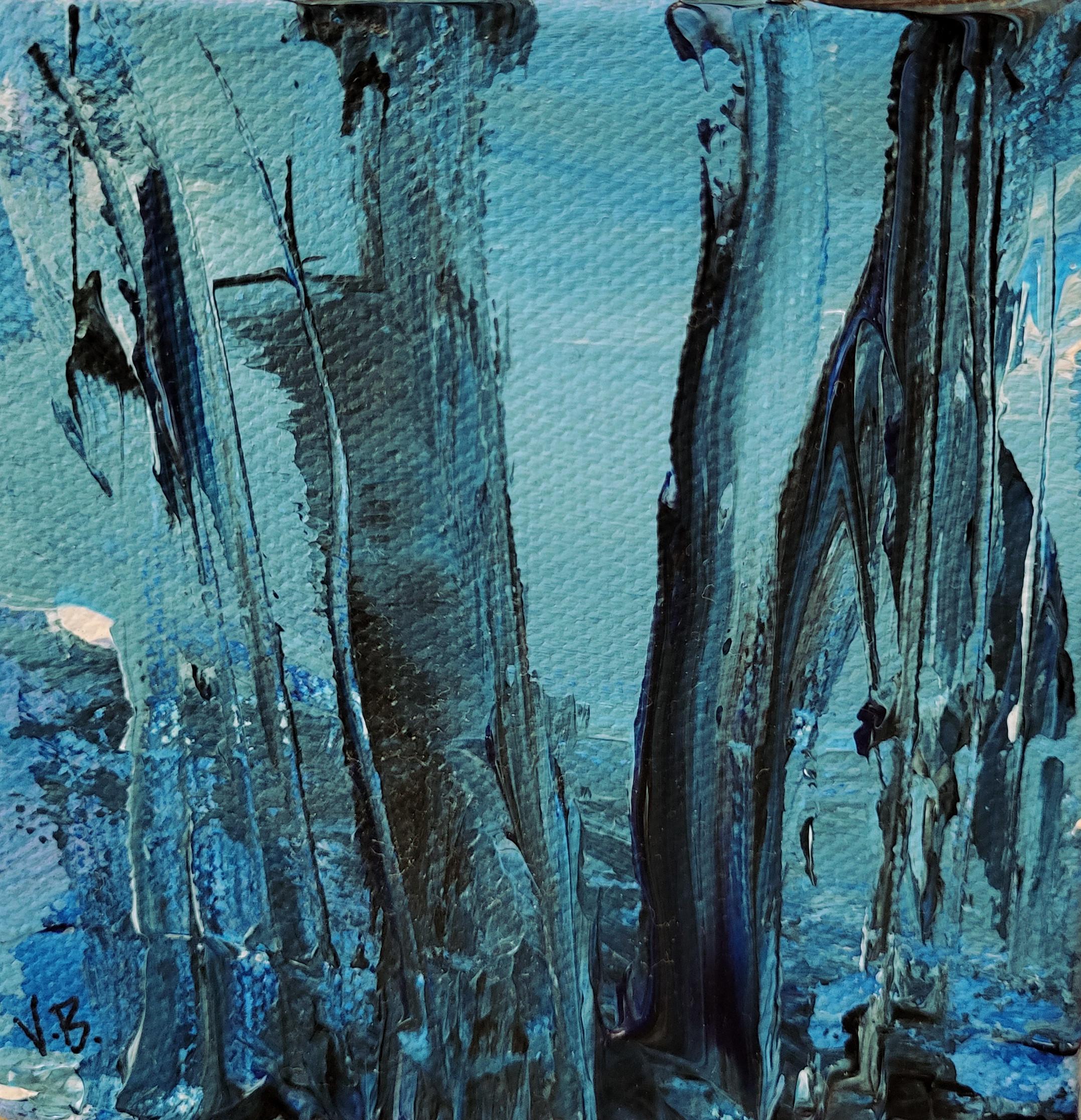 Abstract Painting Vian Borchert - La porte des bois