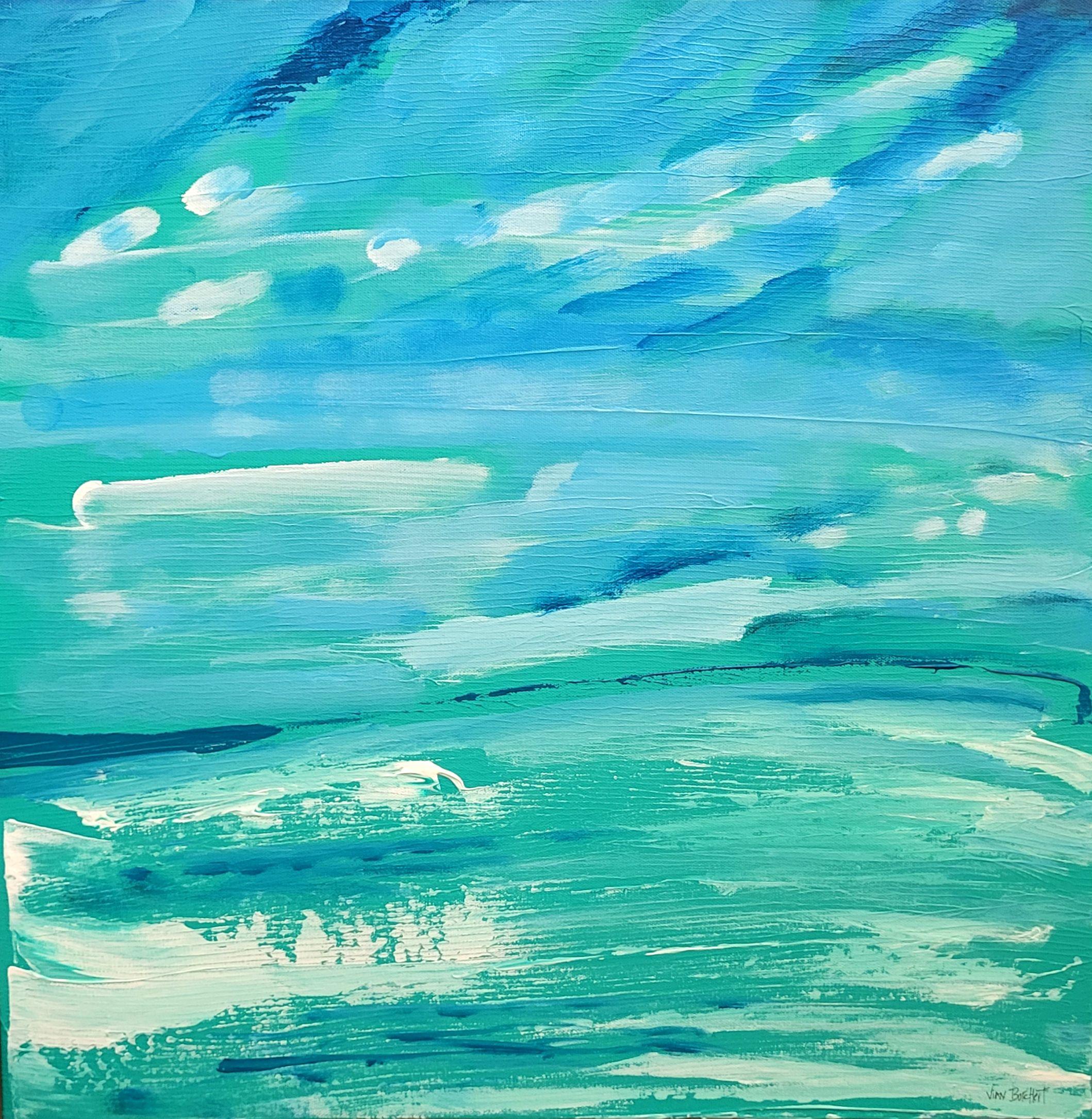 Abstract Painting di Vian Borchert - In riva alle onde