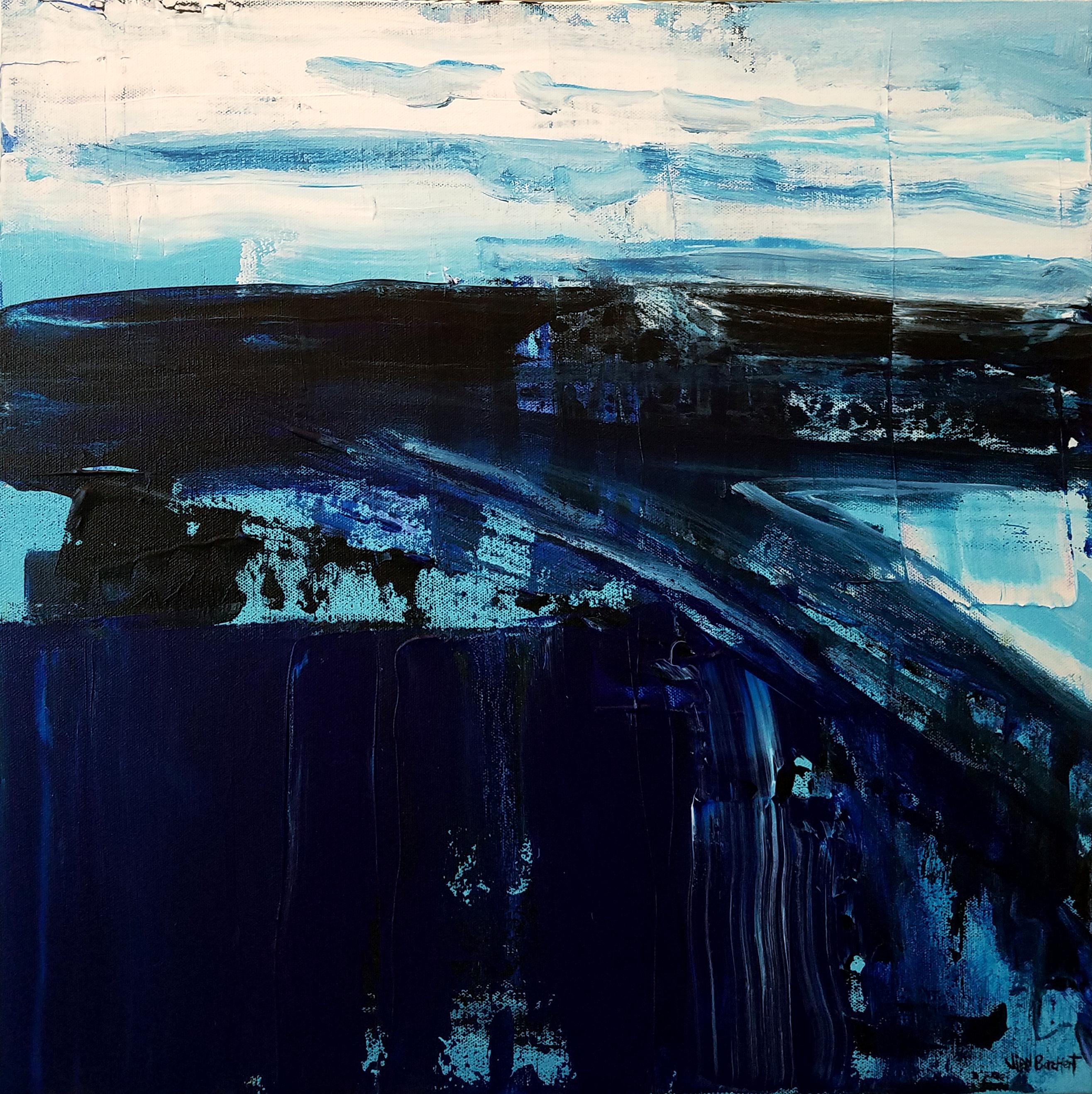 Vian Borchert Abstract Painting – Autobahn