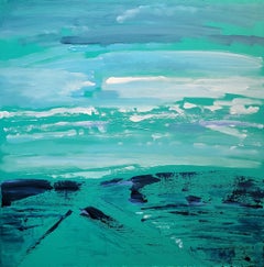 Into the Sky - Contemporary Acrylic Abstract Painting