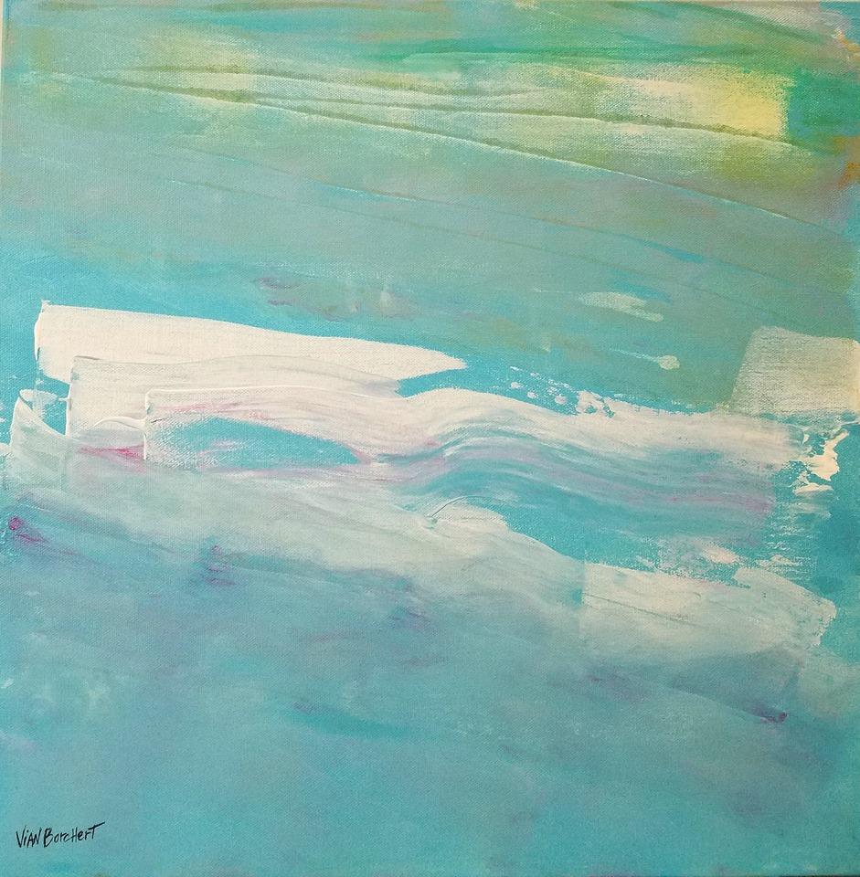 Vian Borchert Abstract Painting - Surf