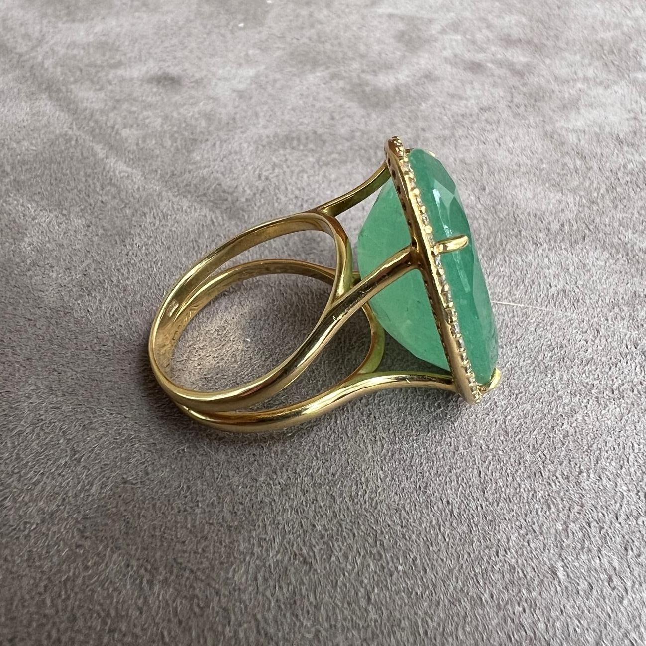 green aventurine ring