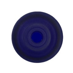 Vianne Art Deco Cilindro smerigliato strappato in vetro artistico cobalto Base per lampada Up&Up