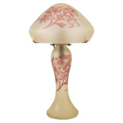 VIANNE - Large Mushroom lamp in multi-layered glass, signed by the maker