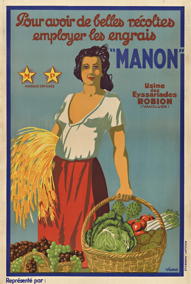 Viano Print - Manon original French vintage poster