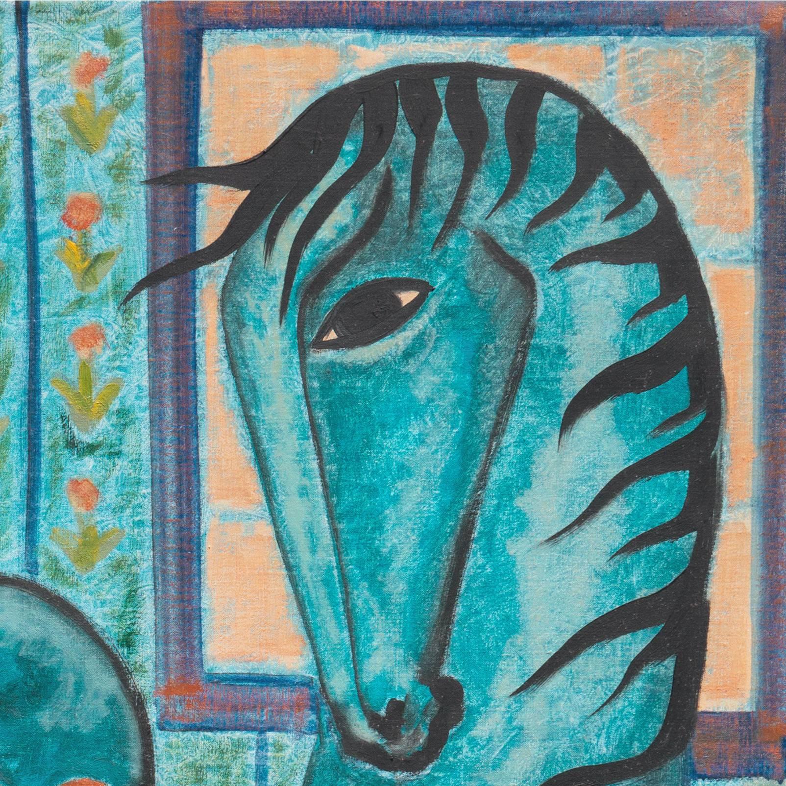 'The Blue Hour', Equestrian Dream, Danish Symbolist, Charlottenborg Art Gallery 1
