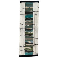 Vibeke Klint (1927-2019) "Paesaggio islandese" Arazzo tessuto, Danimarca, c. 2000