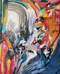Hold Your Breath, Painting, Acrylic on Canvas