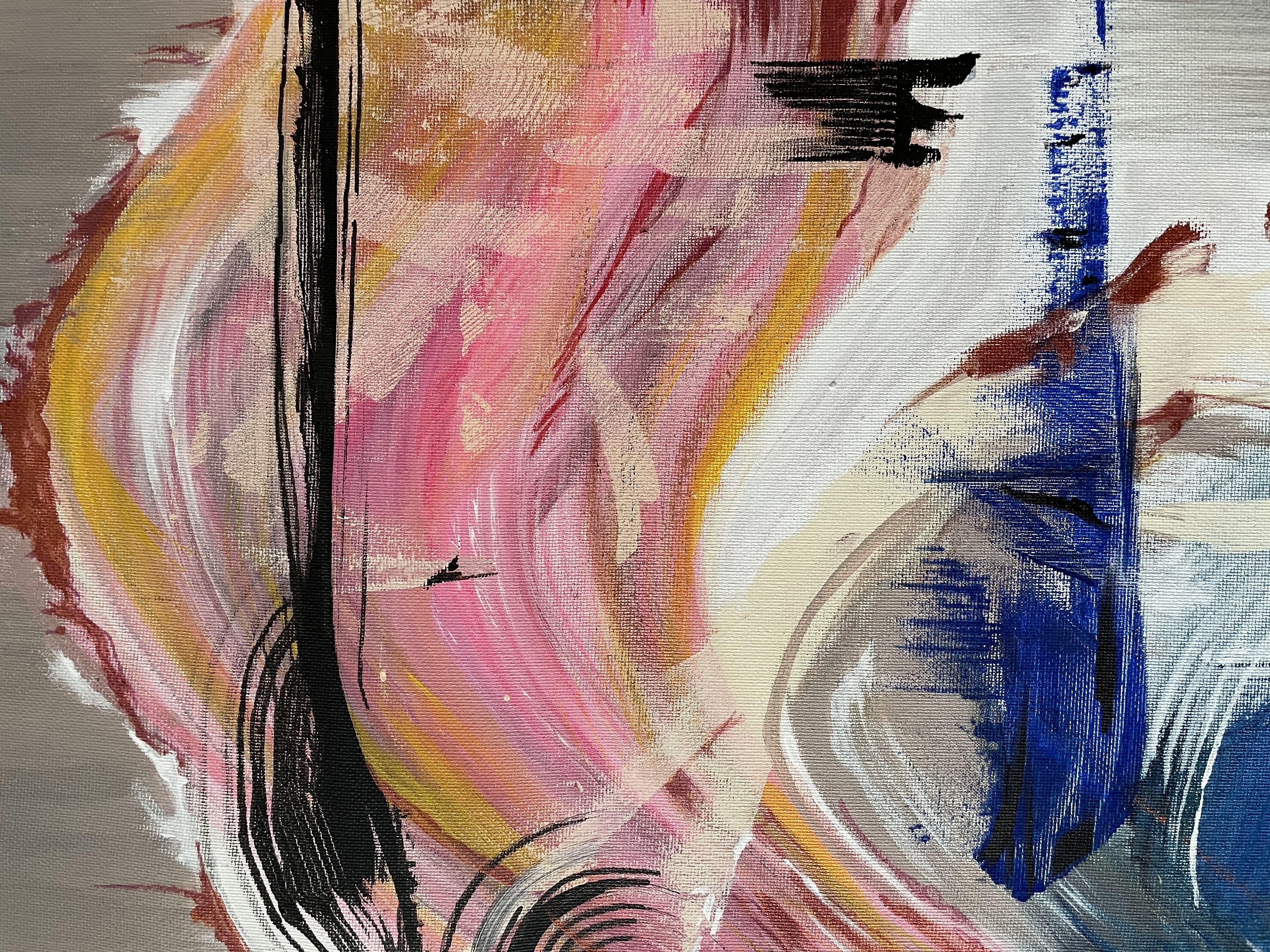 Turn Around   No matter how long you have travelled in the wrong direction, you can always turn around.     Reclaiming our power always requires reset, a shifting, awareness and change in our thoughts, words and actions. :: Painting :: Abstract ::