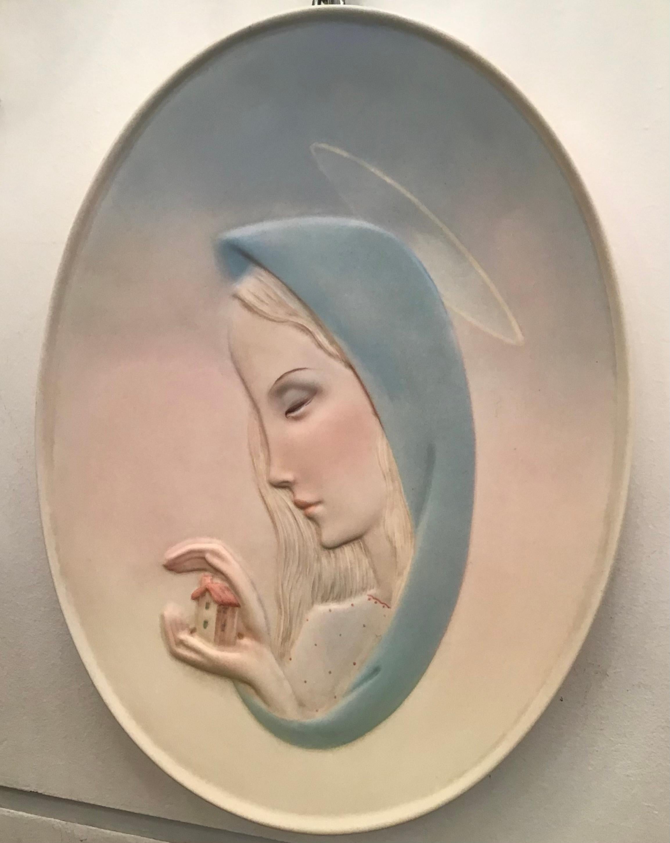 Vi.Bi Torino Ceramic Wall 1950 Italy For Sale 9
