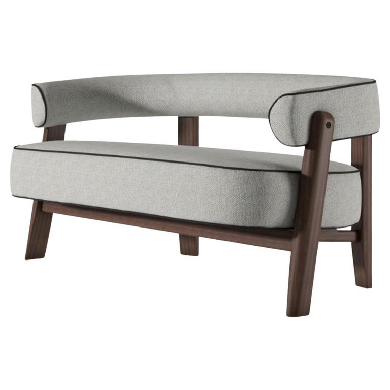 Vibieffe 1355 Timeless Walnut Armchair by Gianluigi Landoni For