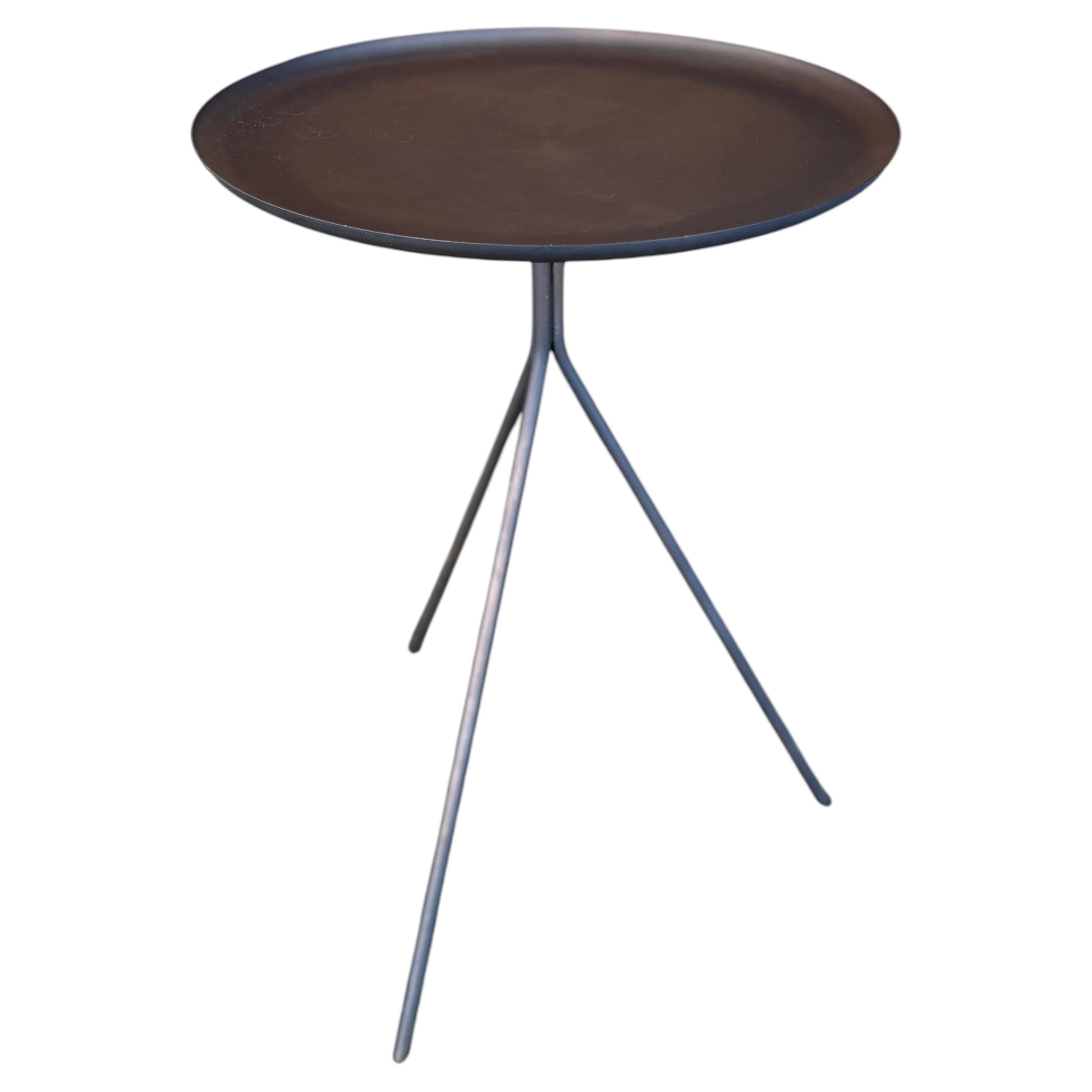 Vibieffe 9350 Him&Her Side Table by Gianluigi Landoni, Brass 50cm Height For Sale