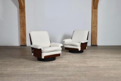 Viborg Sofa And Armchairs By Bernard Brunier For Coulon, 1960s