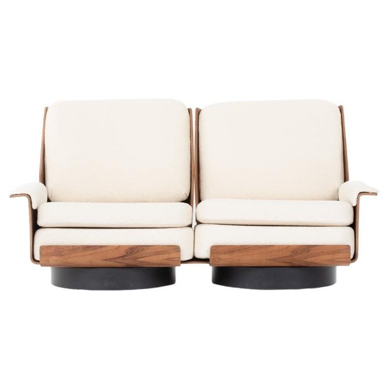 sofa by Bernard Brunier for Coulon 1960 For Sale at 1stDibs