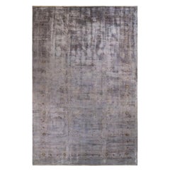 Vibrance, One-of-a-Kind Hand-Knotted Area Rug, Light Gray