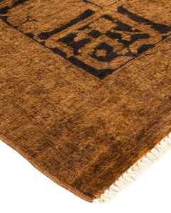 Vibrance, One-of-a-Kind Hand-Knotted Area Rug  - Yellow, 12' 3" x 17' 6"