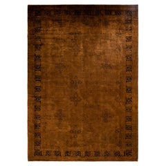 Vibrance, One-of-a-Kind Hand-Knotted Area Rug  - Yellow, 12' 3" x 17' 6"