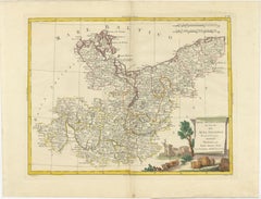 Vibrant 1782 Map of Northern Upper Saxony and Baltic Coast by Antonio Zatta