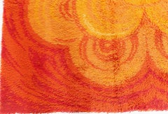 Vibrant 1960s French Machine-Made Deco Rug Doris Leslie Blau