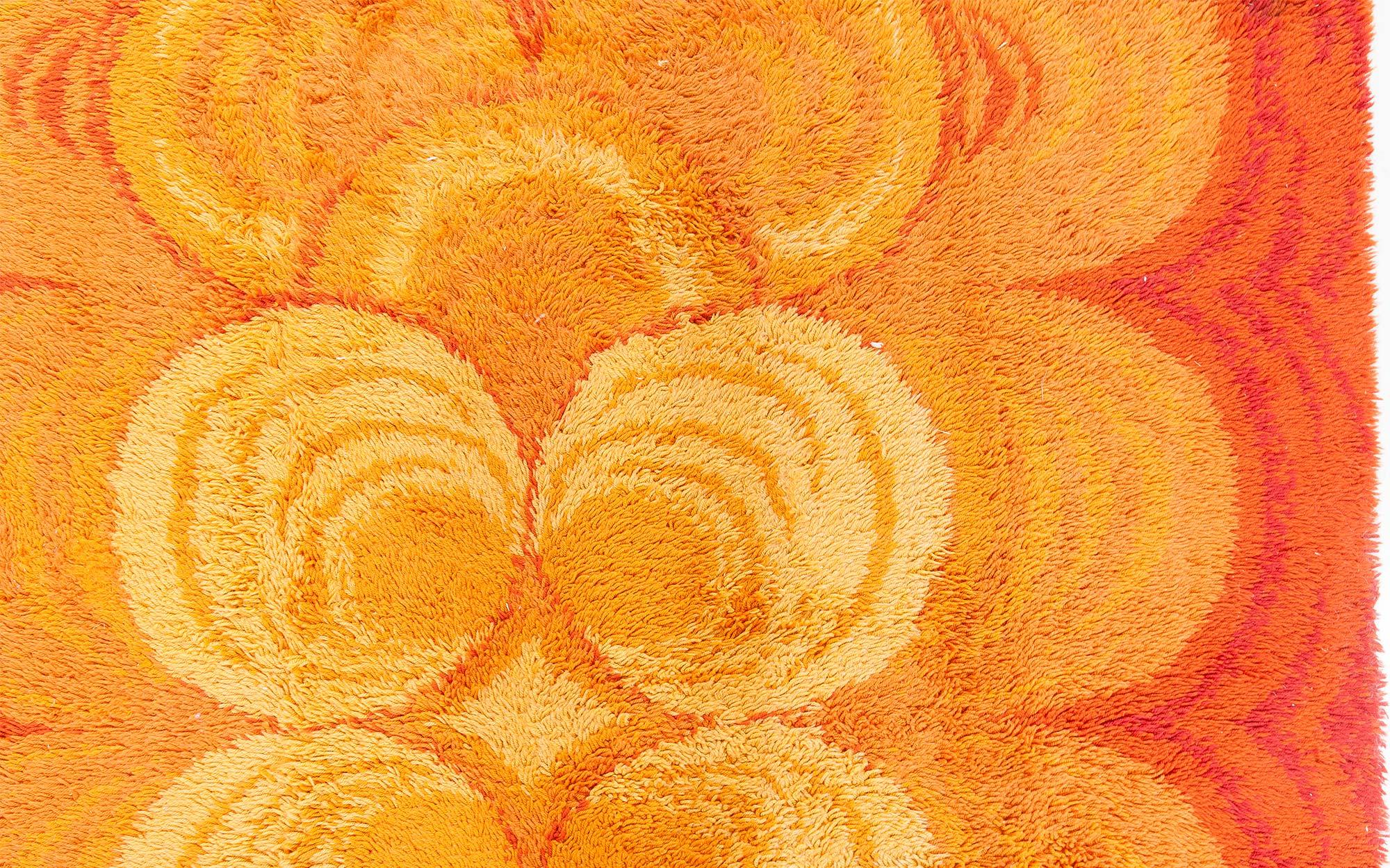 Lebendiger französischer Machin-Deco-Teppich aus den 1960er Jahren Doris Leslie Blau (20. Jahrhundert) im Angebot