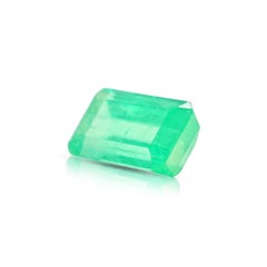 Vibrant 2.74ct Natural Green Emerald-Cut Loose Gemstone