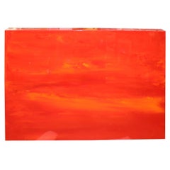 Abstrait vibrant du célèbre artiste californien John Szabo intitulé « Sunset V ».