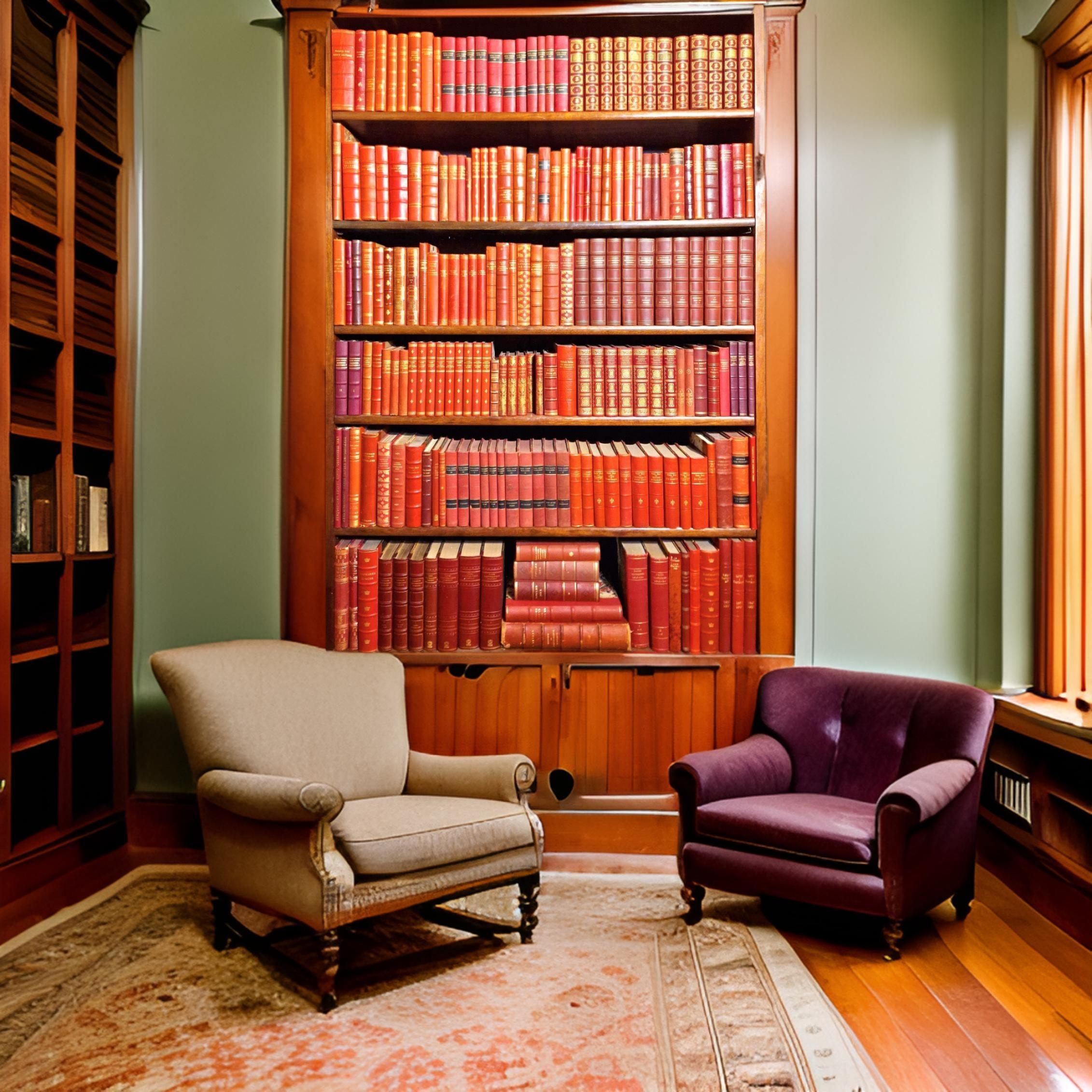 Transform Your Space with the Bold Elegance of Antique Red Leatherbound Books.

Immerse your surroundings in the unmatched sophistication of our antique decorative books—all meticulously curated and bound in striking red leather with gold embossing.