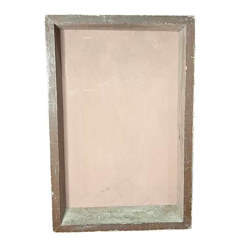 Plaque murale vintage authentique et vibrante peinte à la main, art populaire mexicain en vente 1