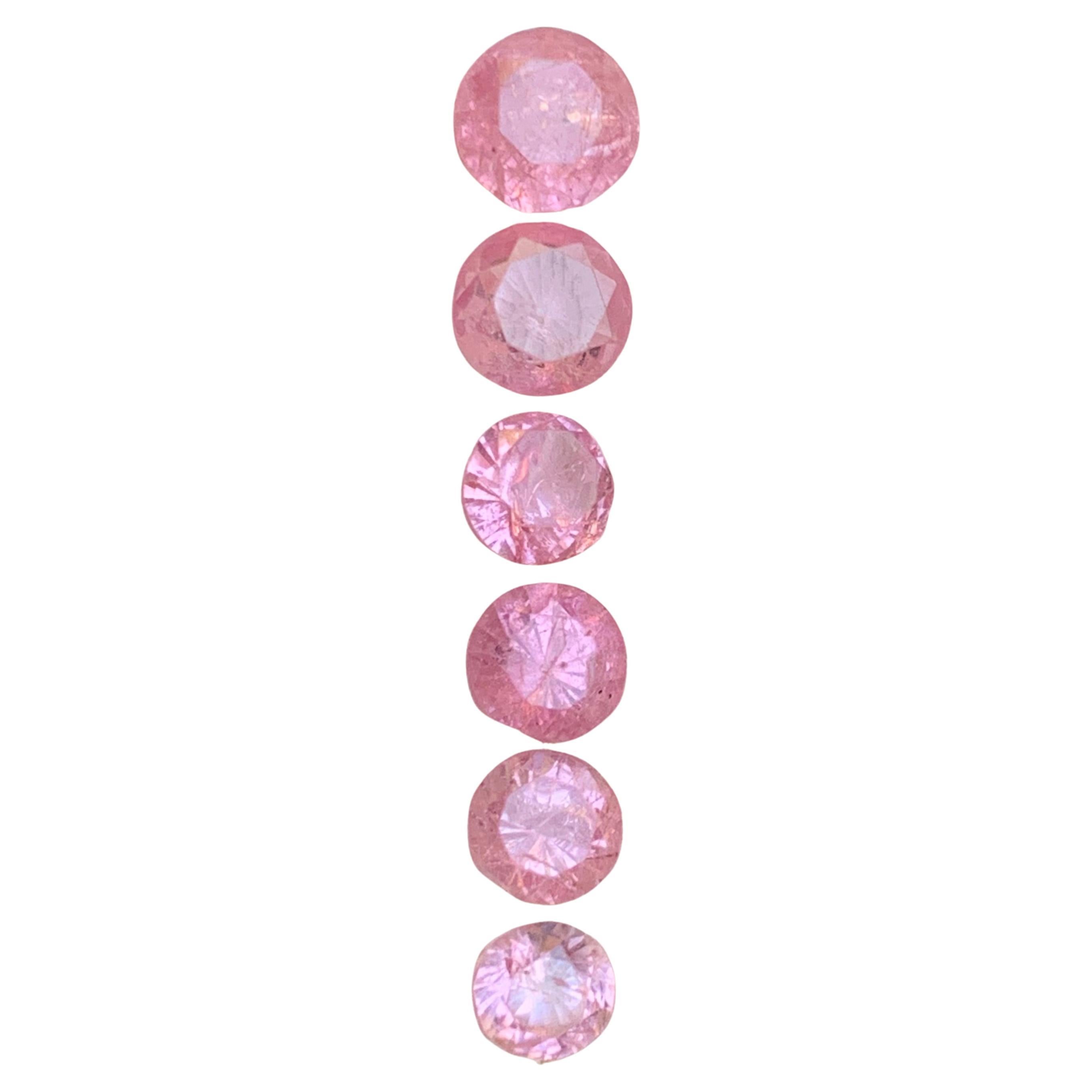 Vibrant Baby Pink Spinel 3.27 Ct Natural Loose Gemstones Jewelry Size Lot-Round